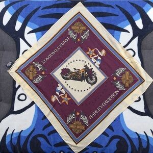 Harley-Davidson Eagle & Pin Up Girl Has An Actual Stitched Harley Tag